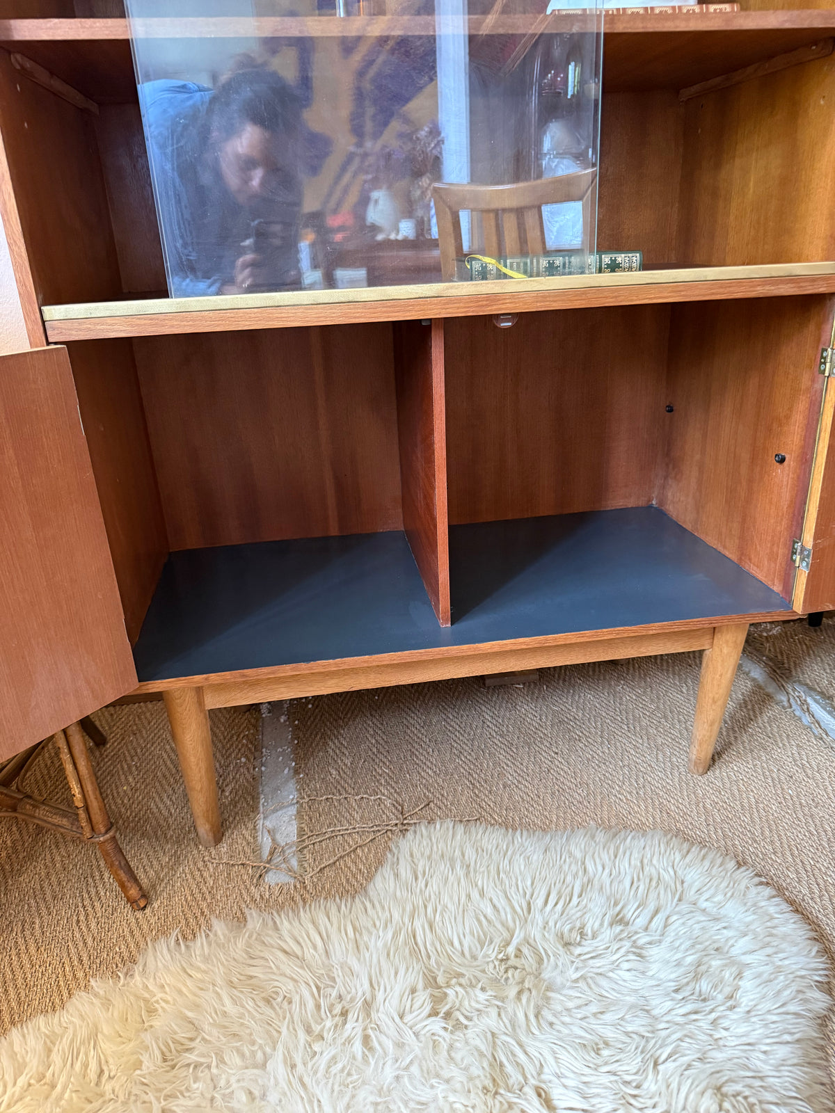 Vaisselier vitrine bibliothèque vintage