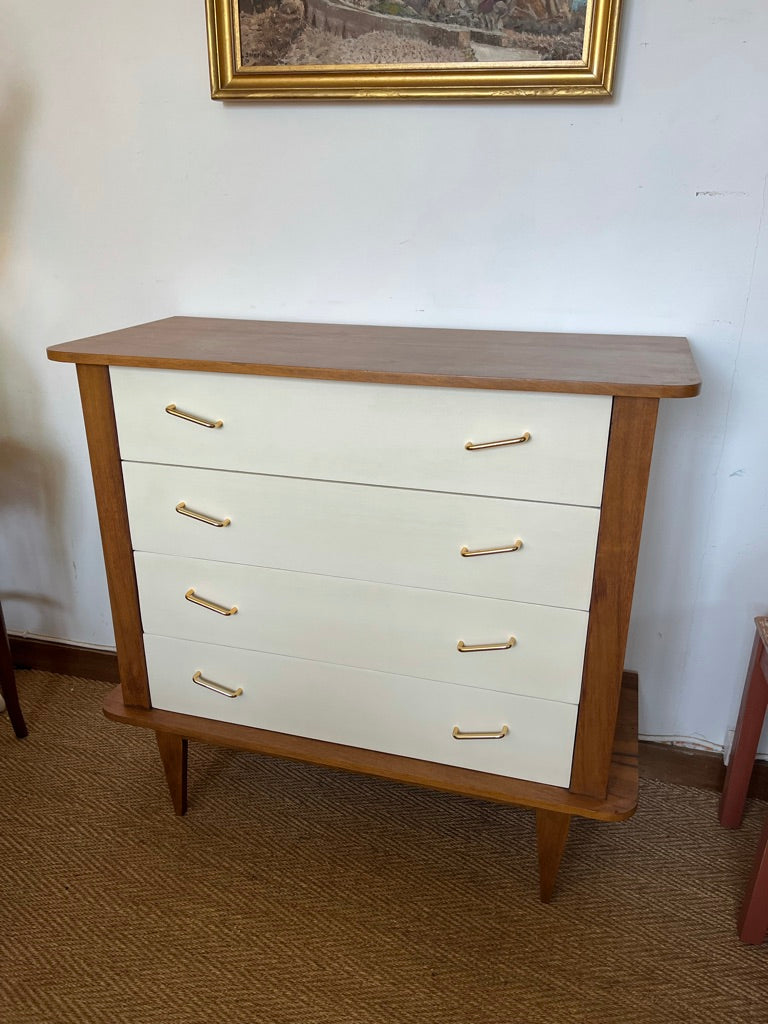 Commode vintage pieds fuseaux