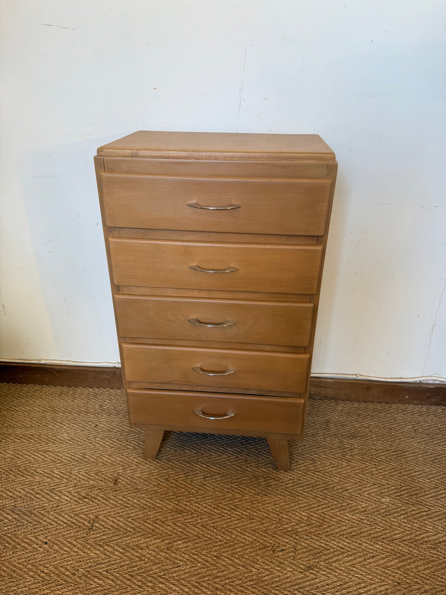 Chiffonnier vintage pieds compas en bois