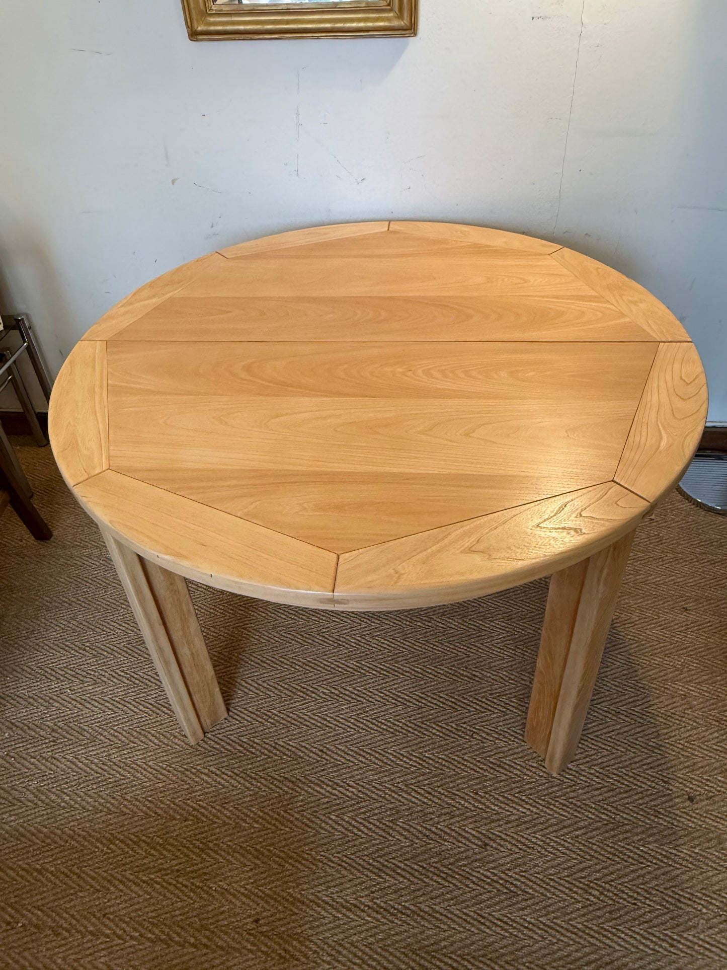 Table de salle à manger extensible en orme Maison Regain