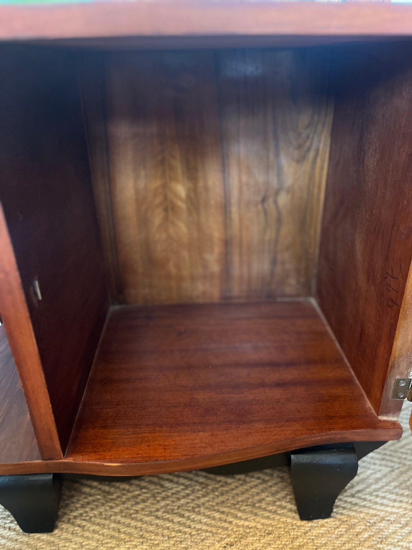 Chevet table d'appoint art déco placage en loupe