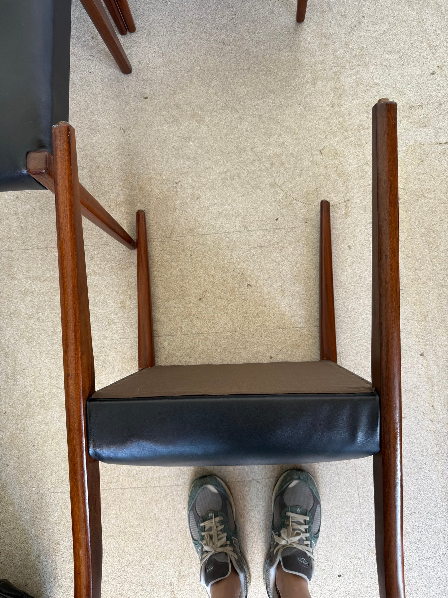 Lot de 4 chaises scandinaves vintage