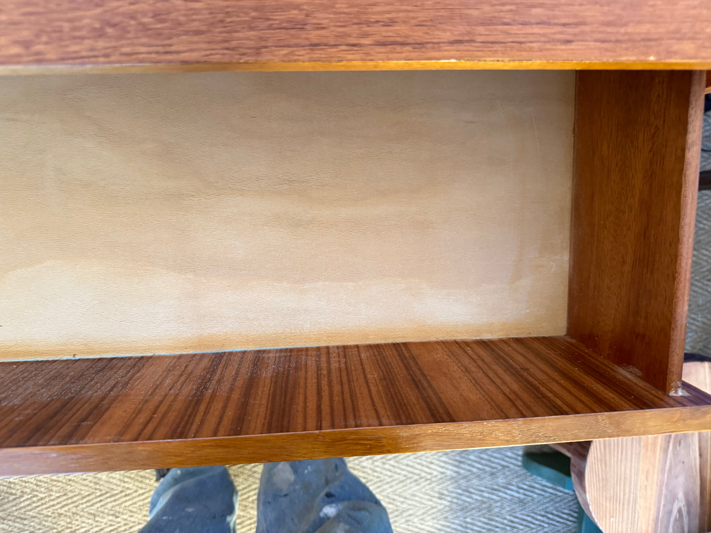 Commode scandinave vintage placage teck