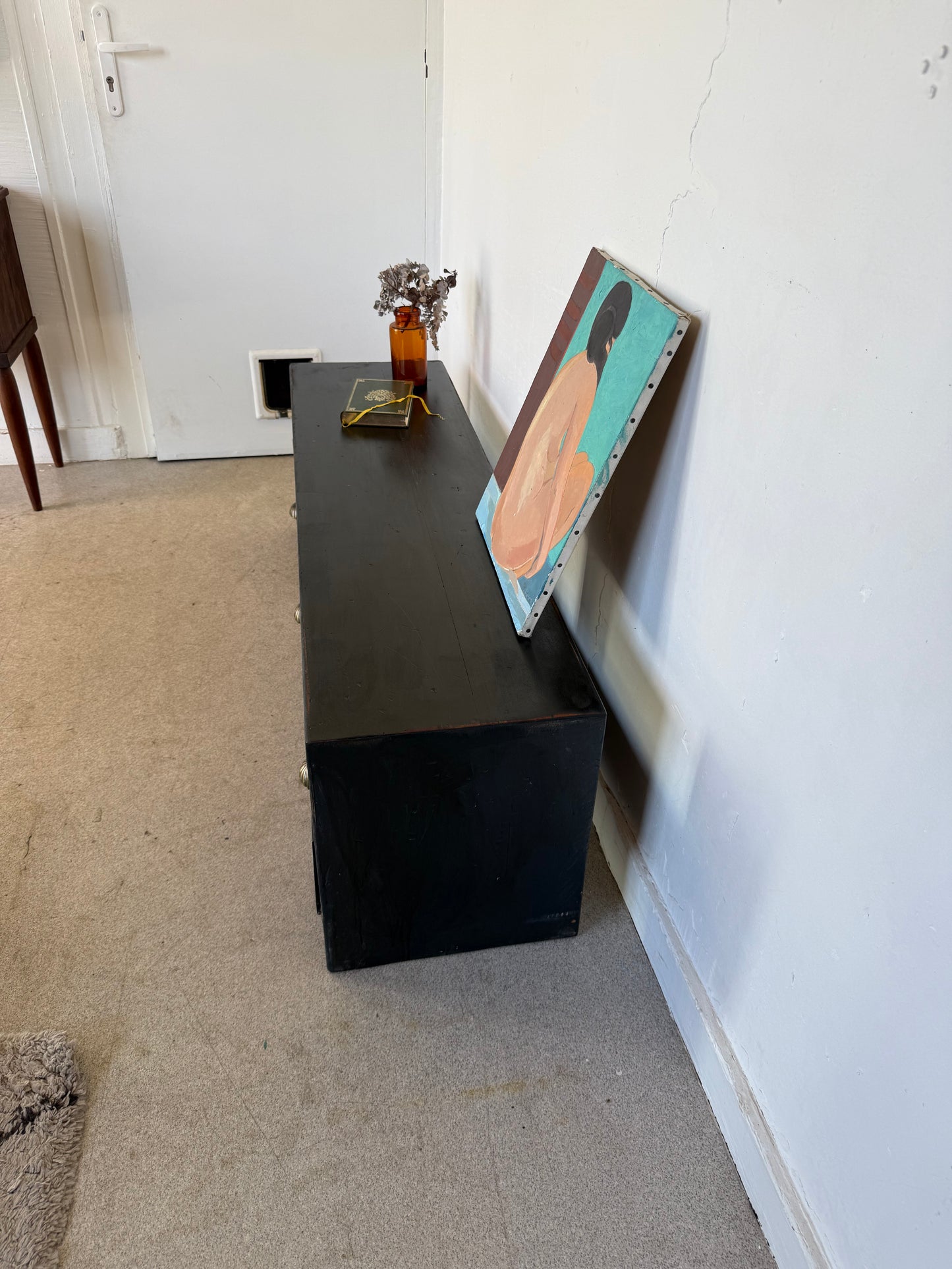 Meuble bas de métier vintage enfilade buffet meuble tv
