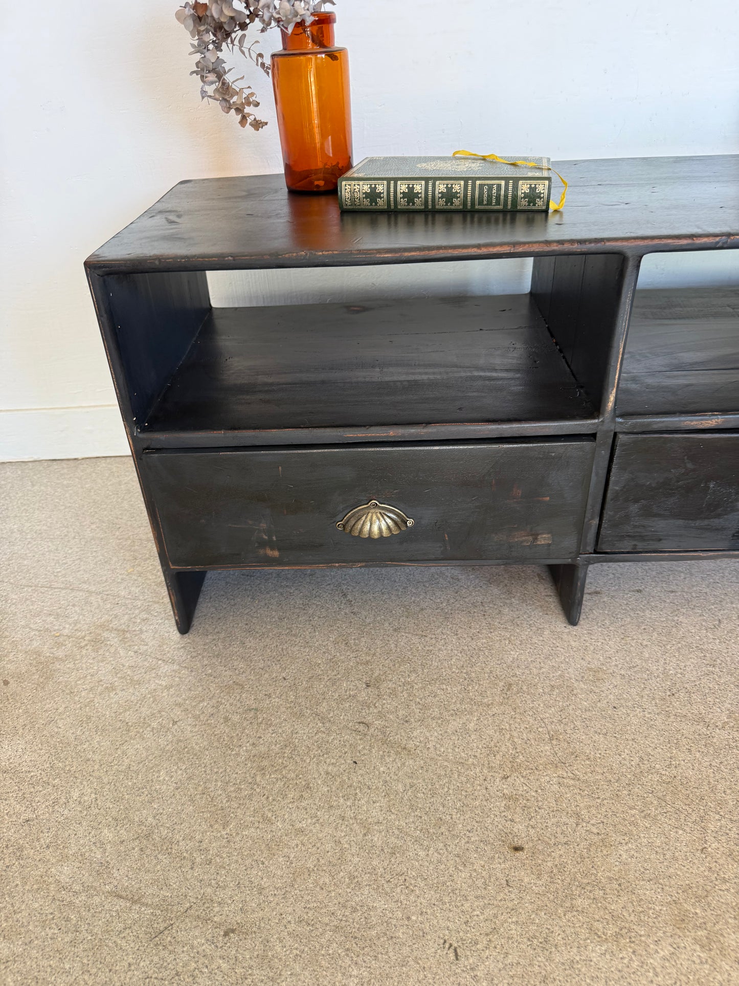Meuble bas de métier vintage enfilade buffet meuble tv