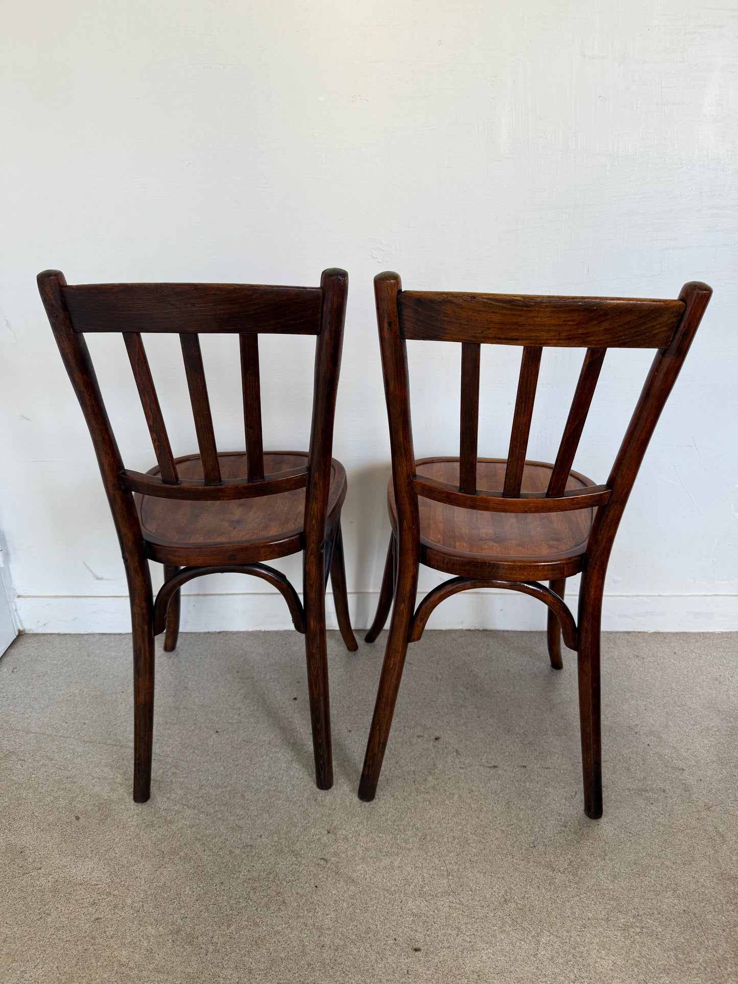 Paire de chaises bistrot vintage Baumann