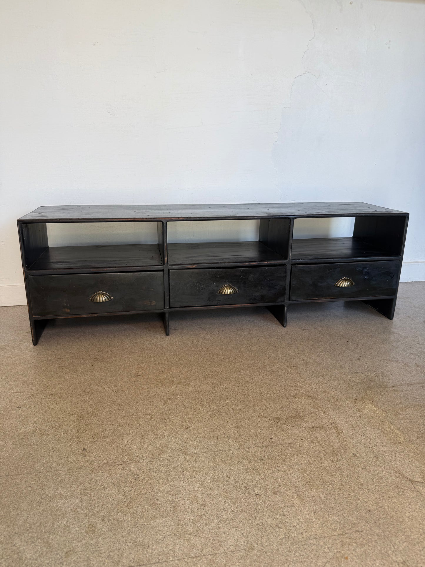 Meuble bas de métier vintage enfilade buffet meuble tv