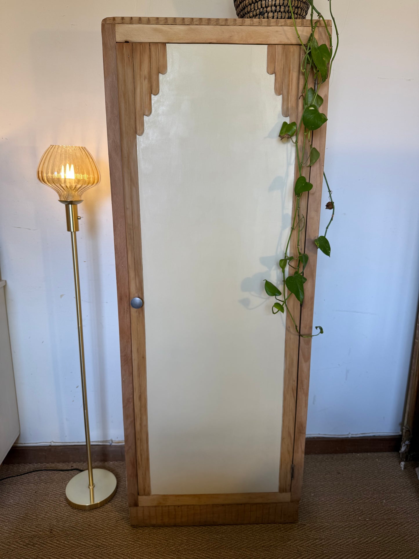 Armoire bonnetière art déco vintage