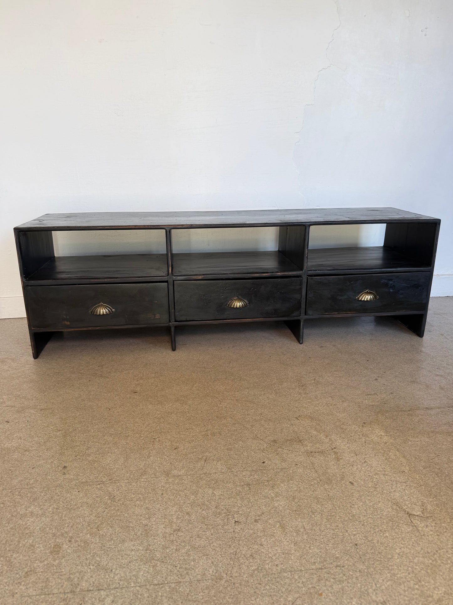 Meuble bas de métier vintage enfilade buffet meuble tv