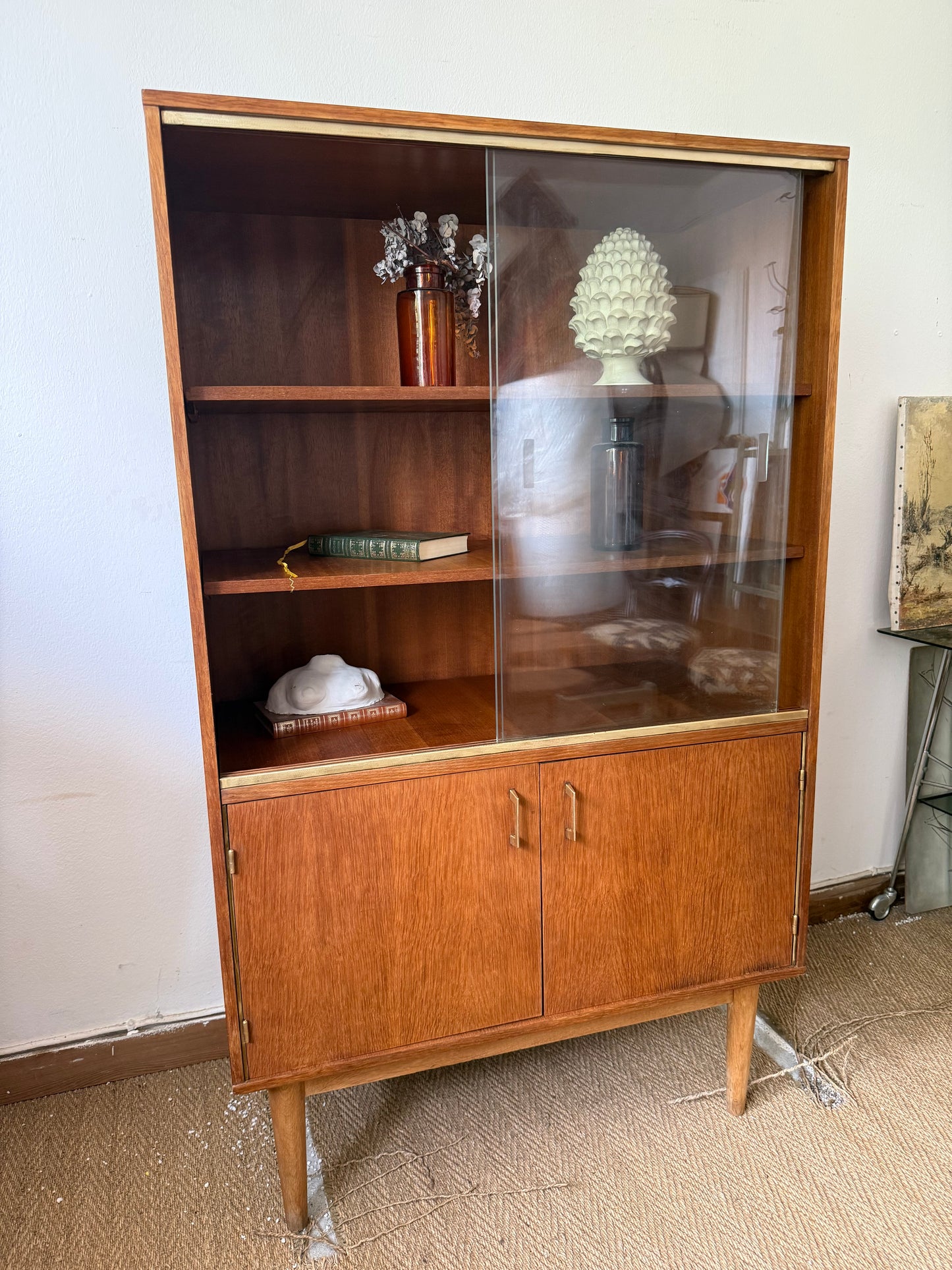 Vaisselier vitrine bibliothèque vintage