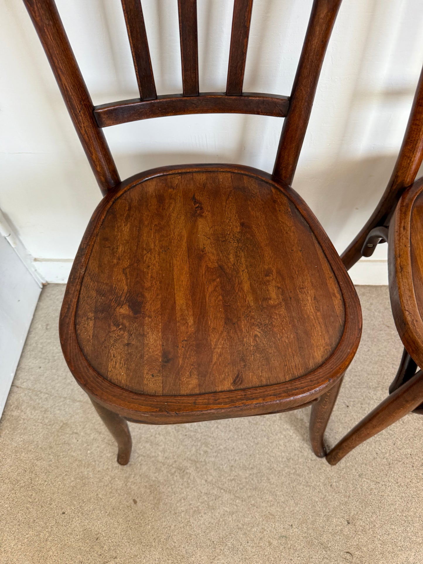 Paire de chaises bistrot vintage Baumann