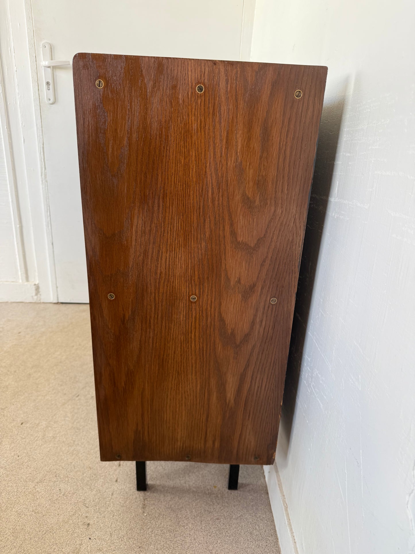 Buffet vaisselier vintage placage chêne