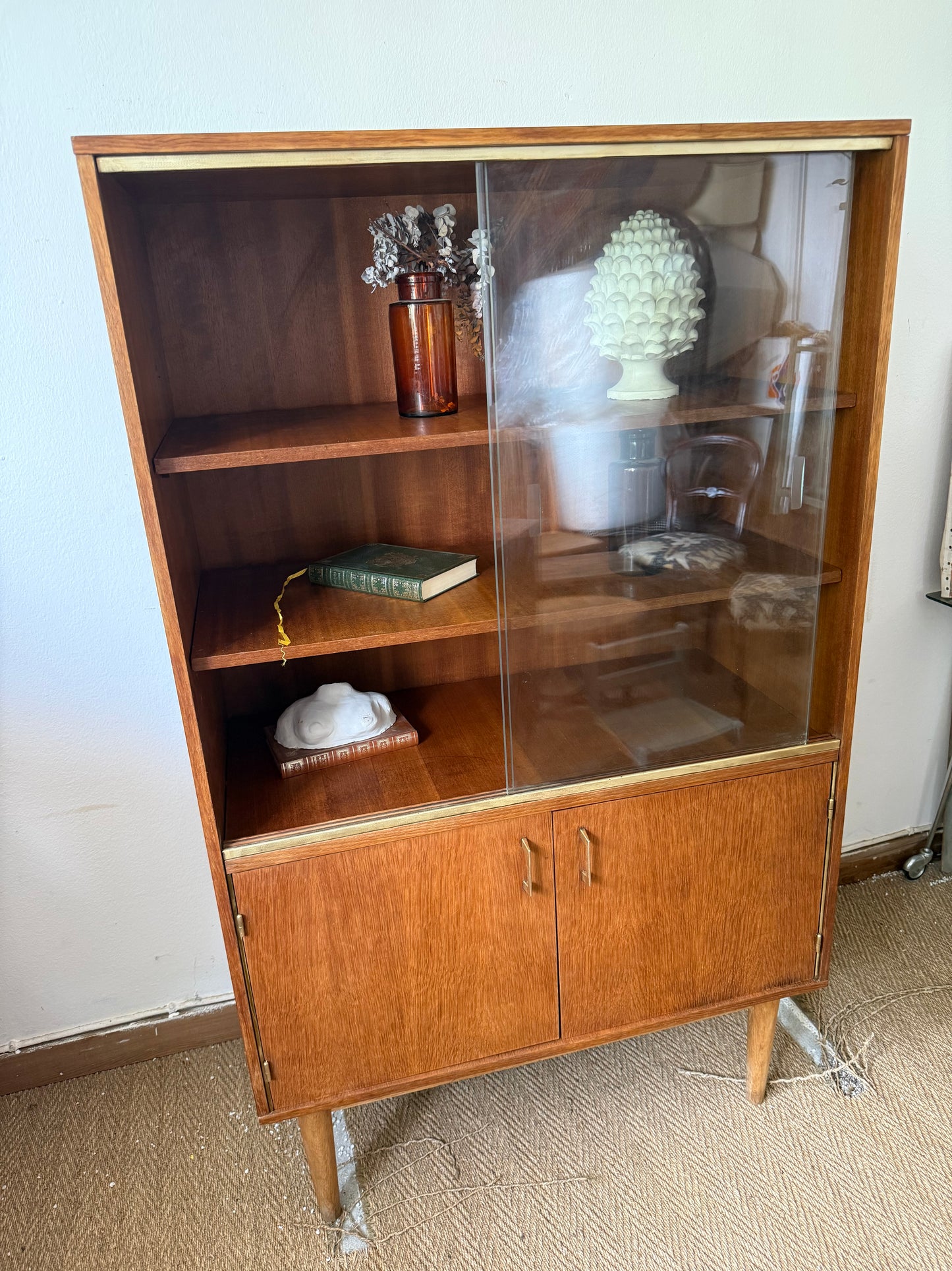 Vaisselier vitrine bibliothèque vintage
