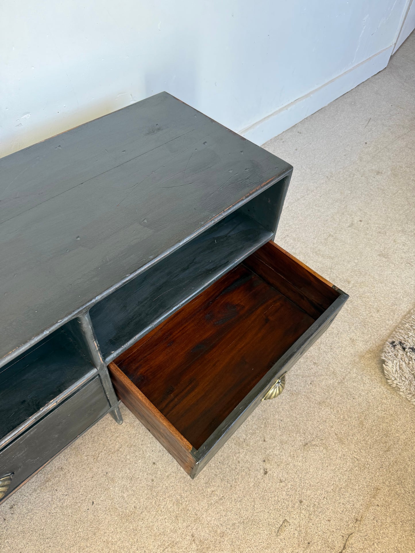 Meuble bas de métier vintage enfilade buffet meuble tv