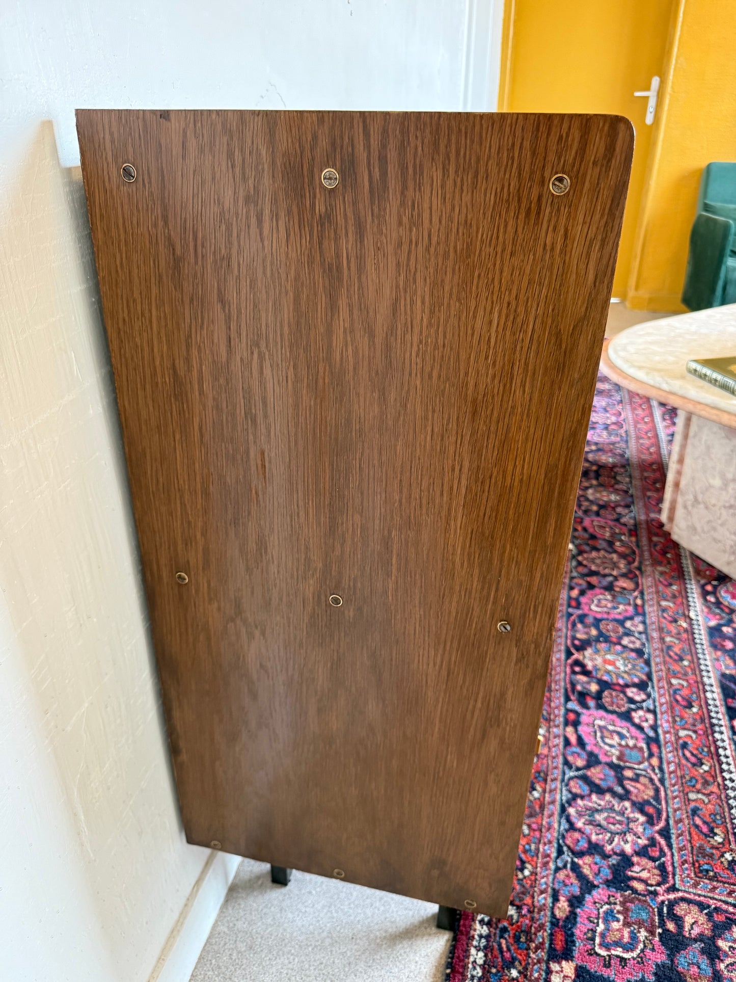 Buffet vaisselier vintage placage chêne