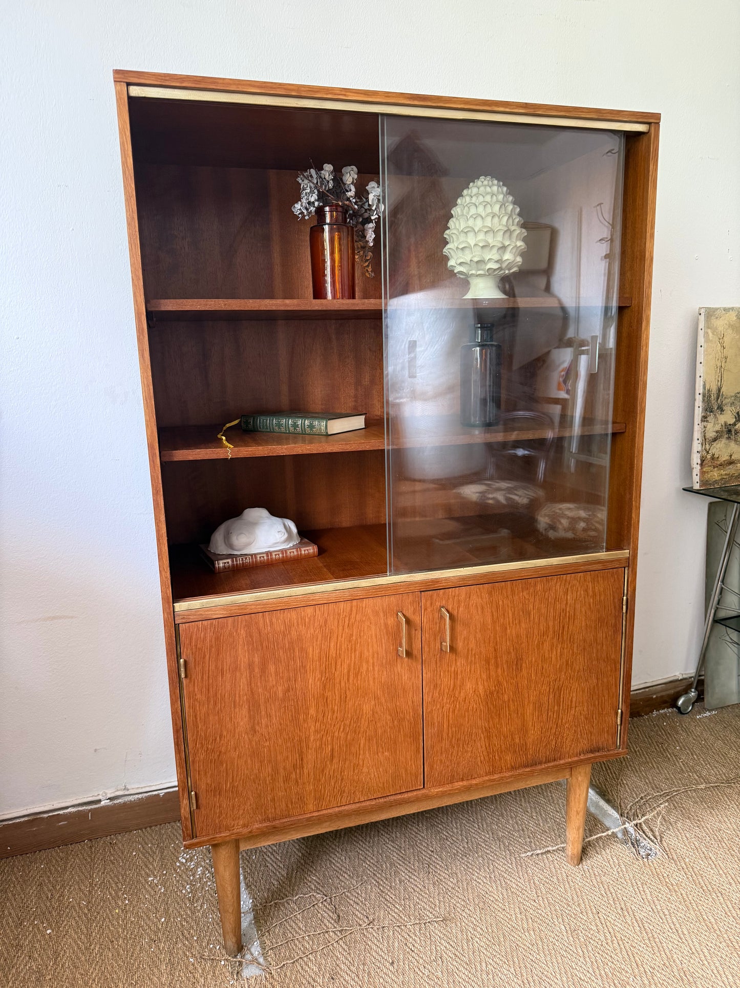 Vaisselier vitrine bibliothèque vintage
