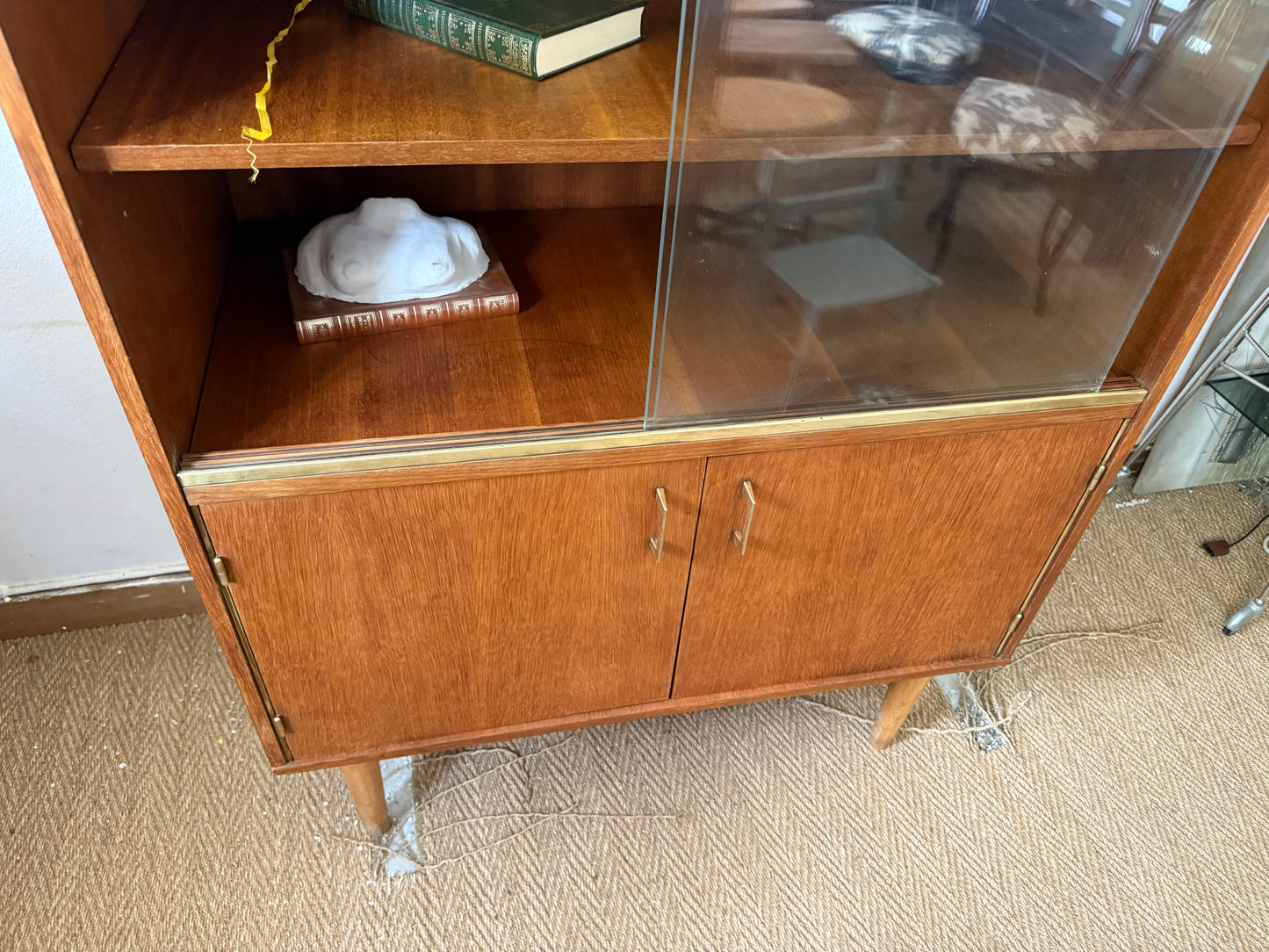 Vaisselier vitrine bibliothèque vintage