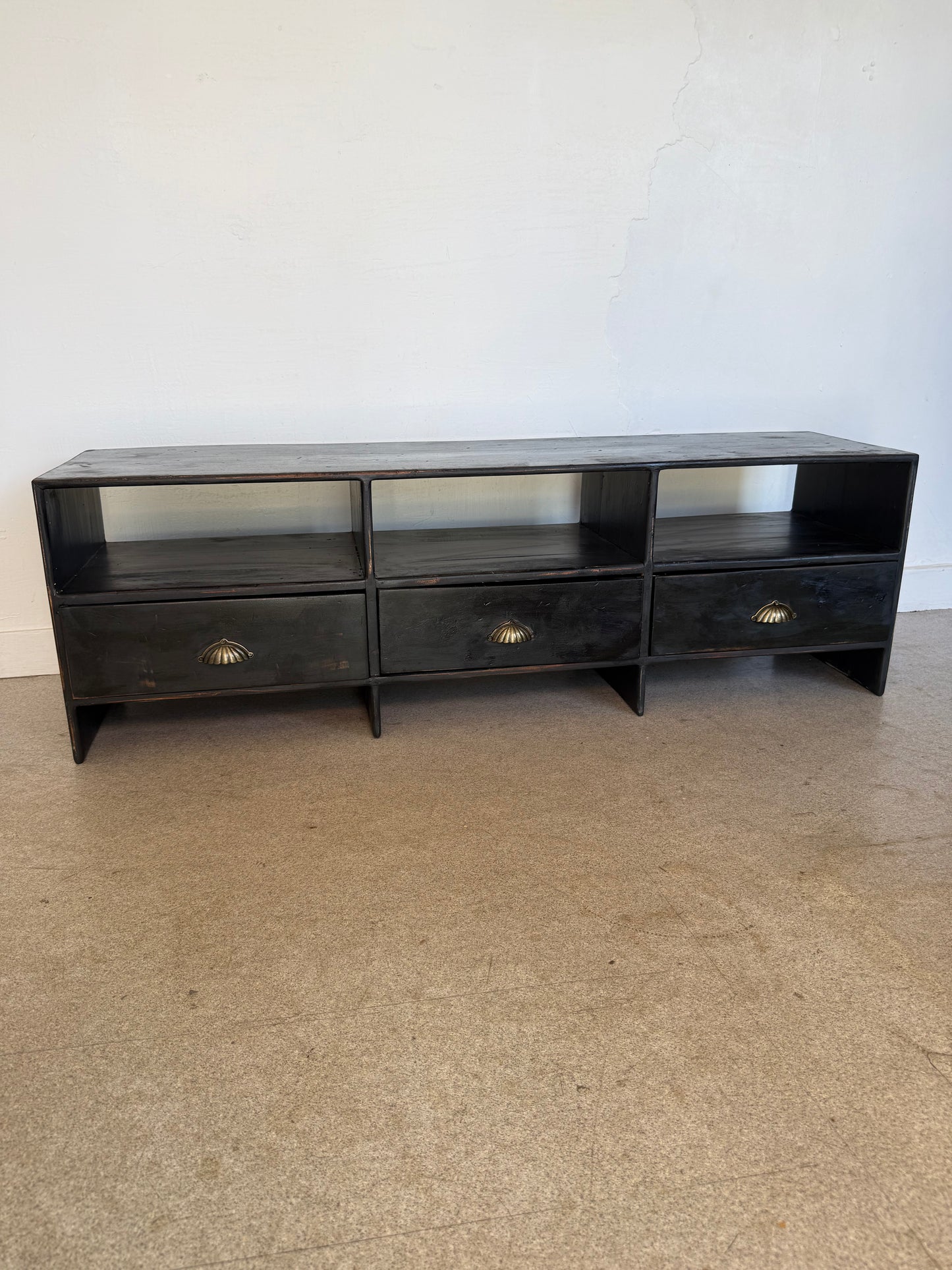 Meuble bas de métier vintage enfilade buffet meuble tv