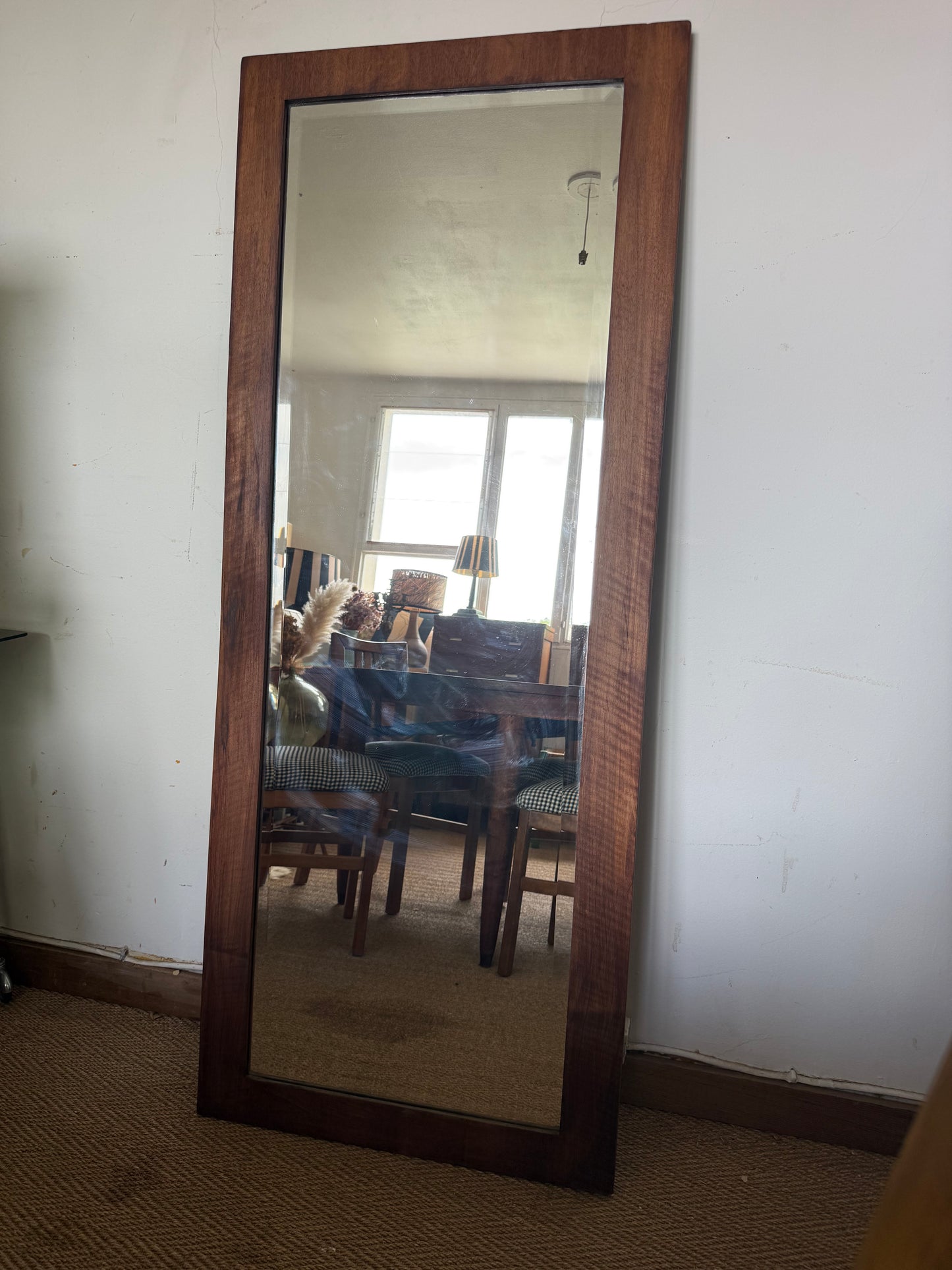 Miroir vintage en bois style scandinave