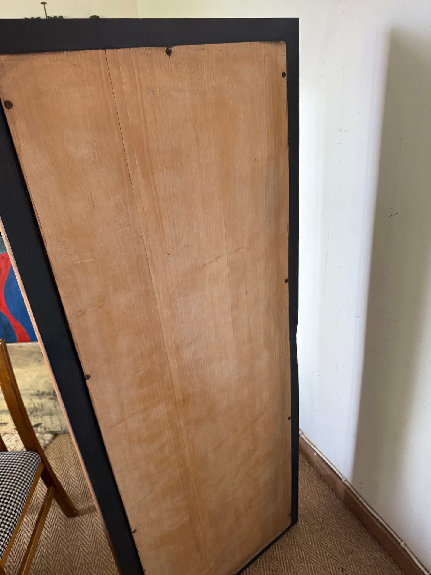 Miroir vintage en bois style scandinave