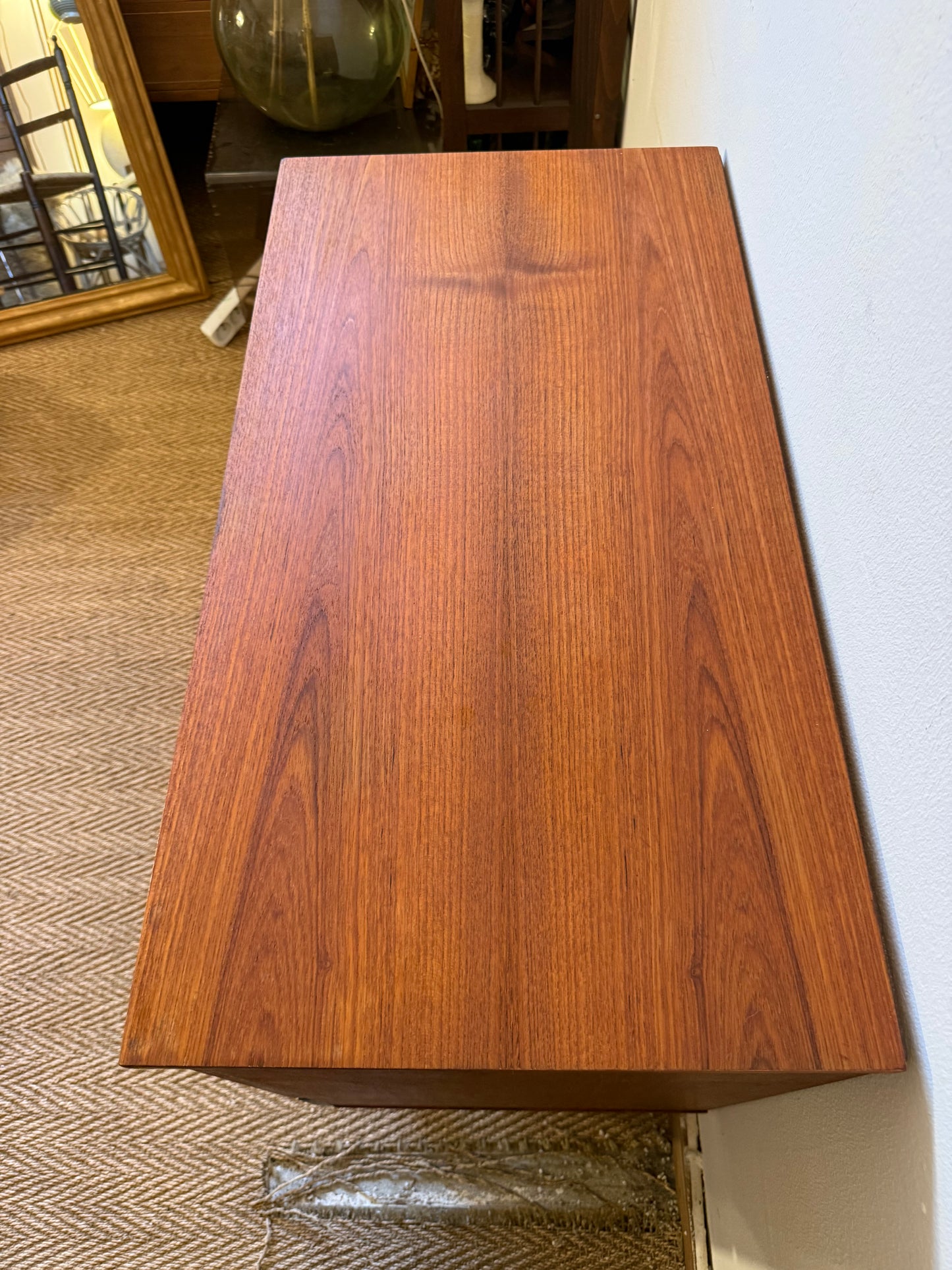 Buffet vintage style scandinave placage teck