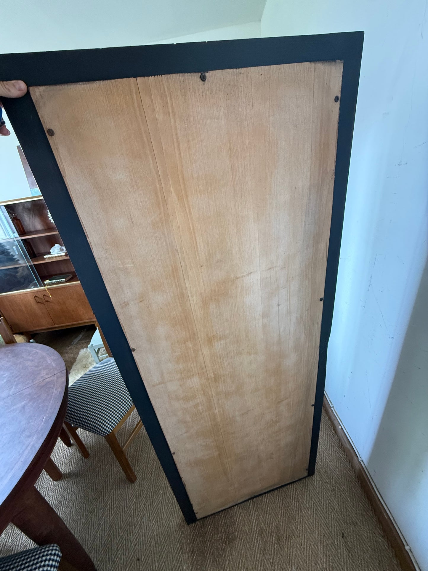Miroir vintage en bois style scandinave