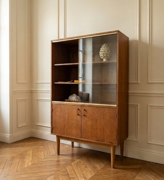 Vaisselier vitrine bibliothèque vintage