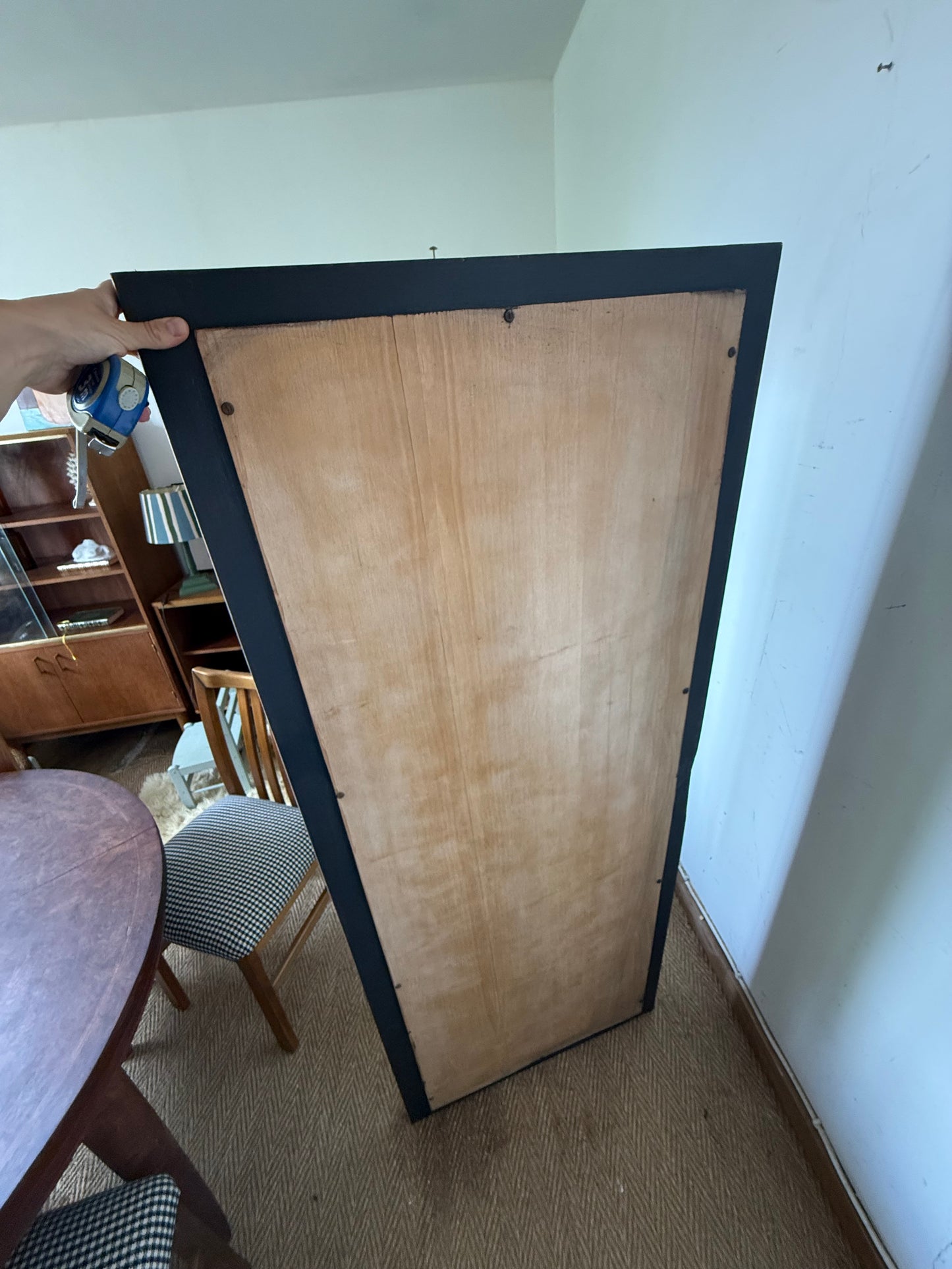 Miroir vintage en bois style scandinave