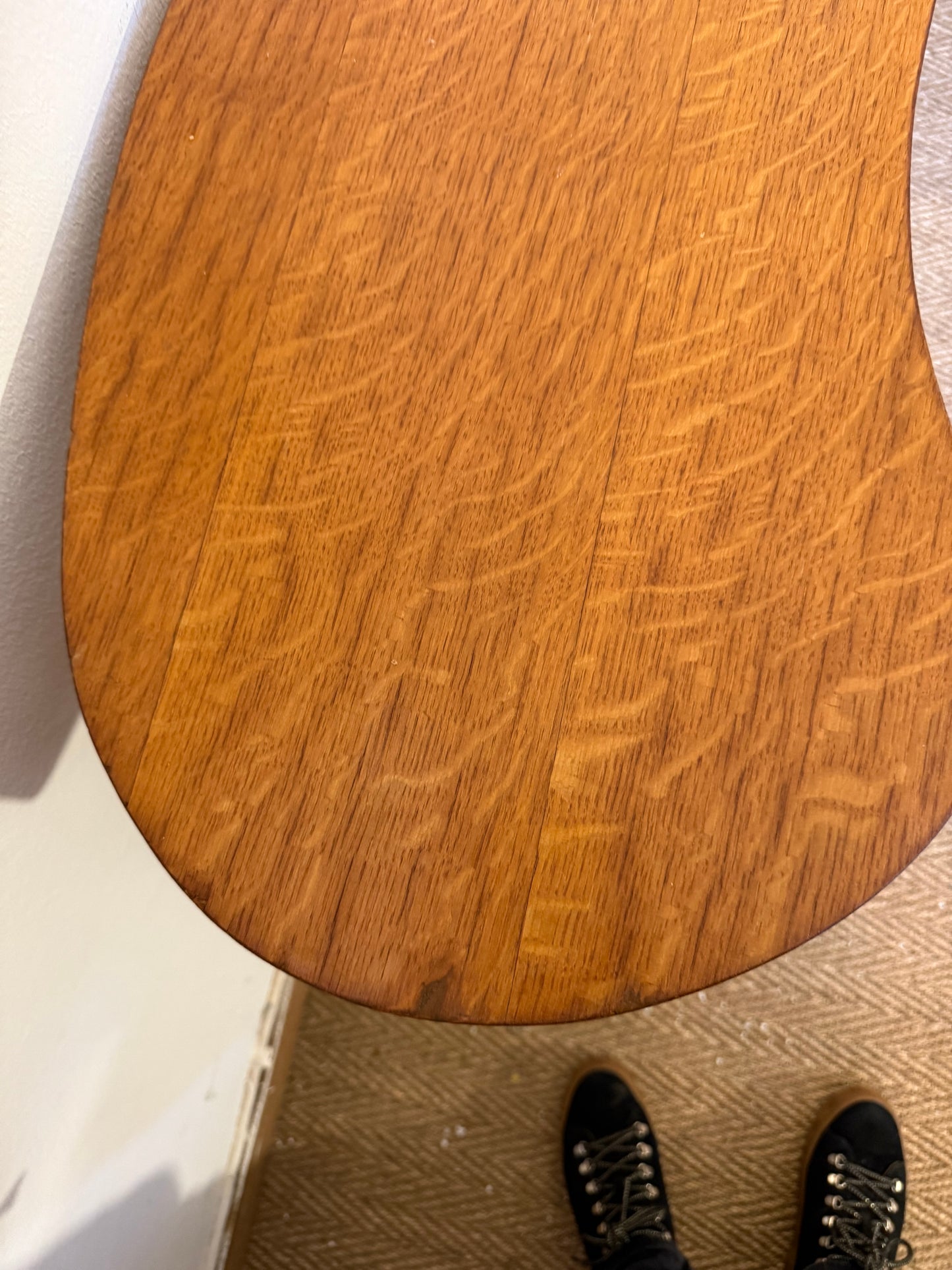 Console petit bureau coiffeuse vintage forme libre