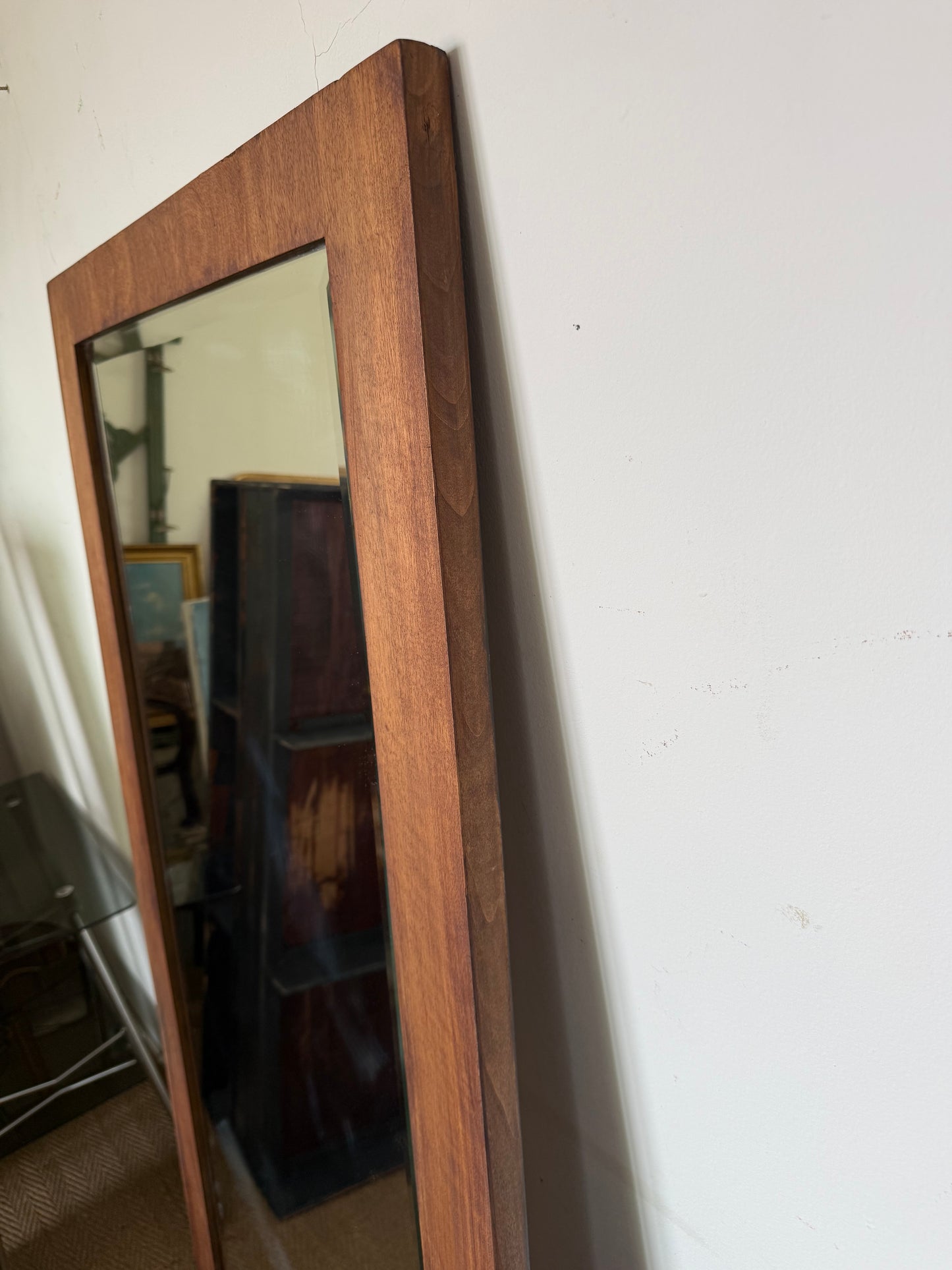Miroir vintage en bois style scandinave