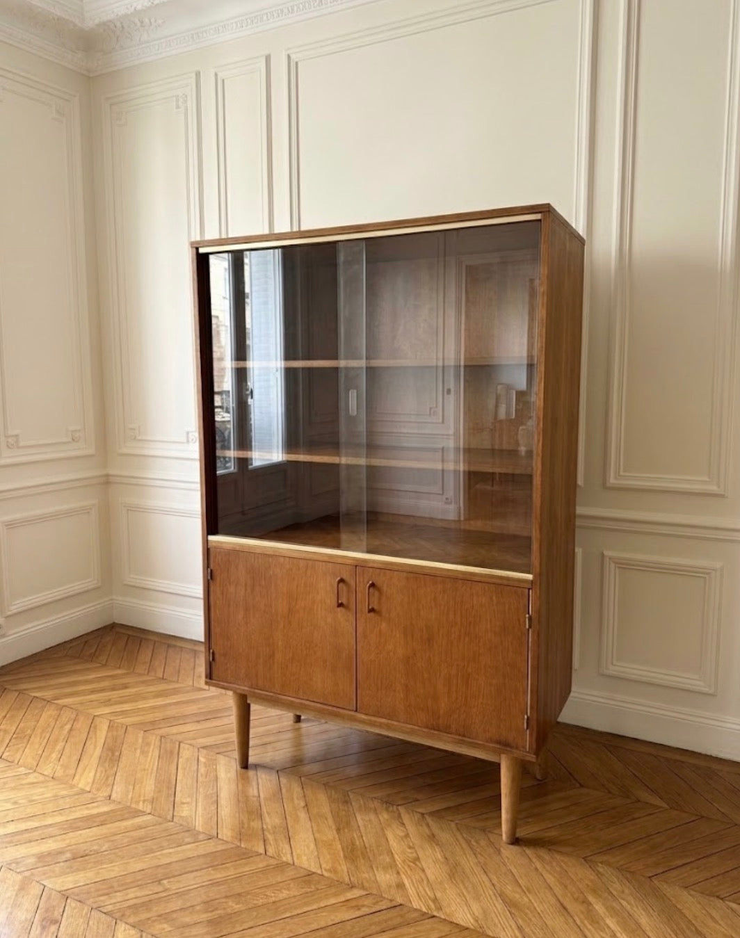 Vaisselier vitrine bibliothèque vintage