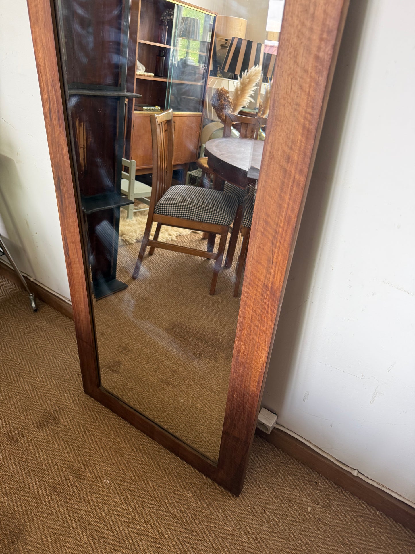 Miroir vintage en bois style scandinave
