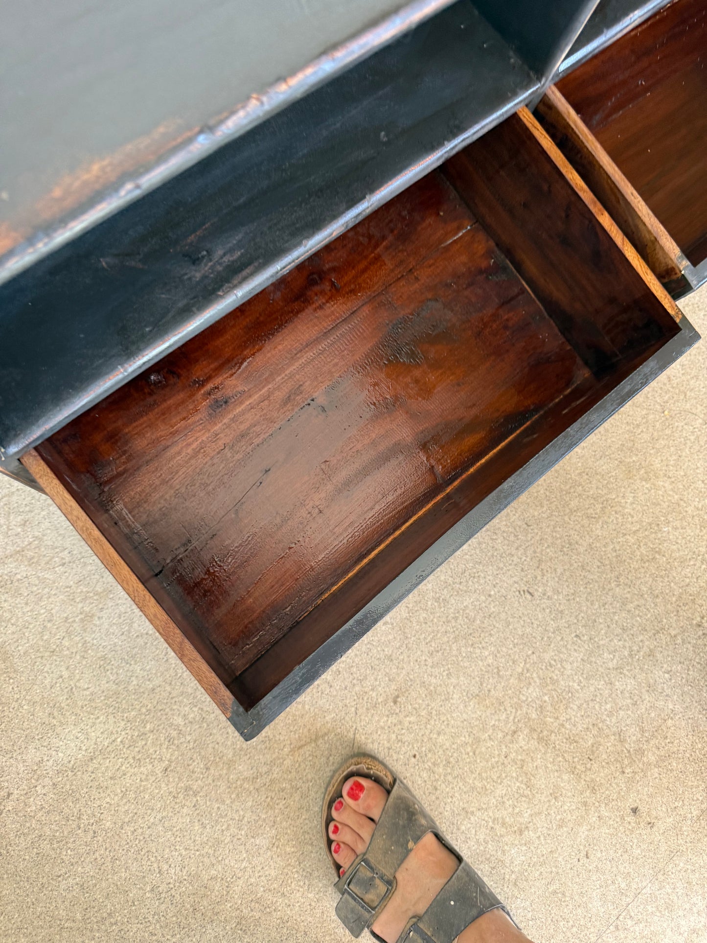 Meuble bas de métier vintage enfilade buffet meuble tv