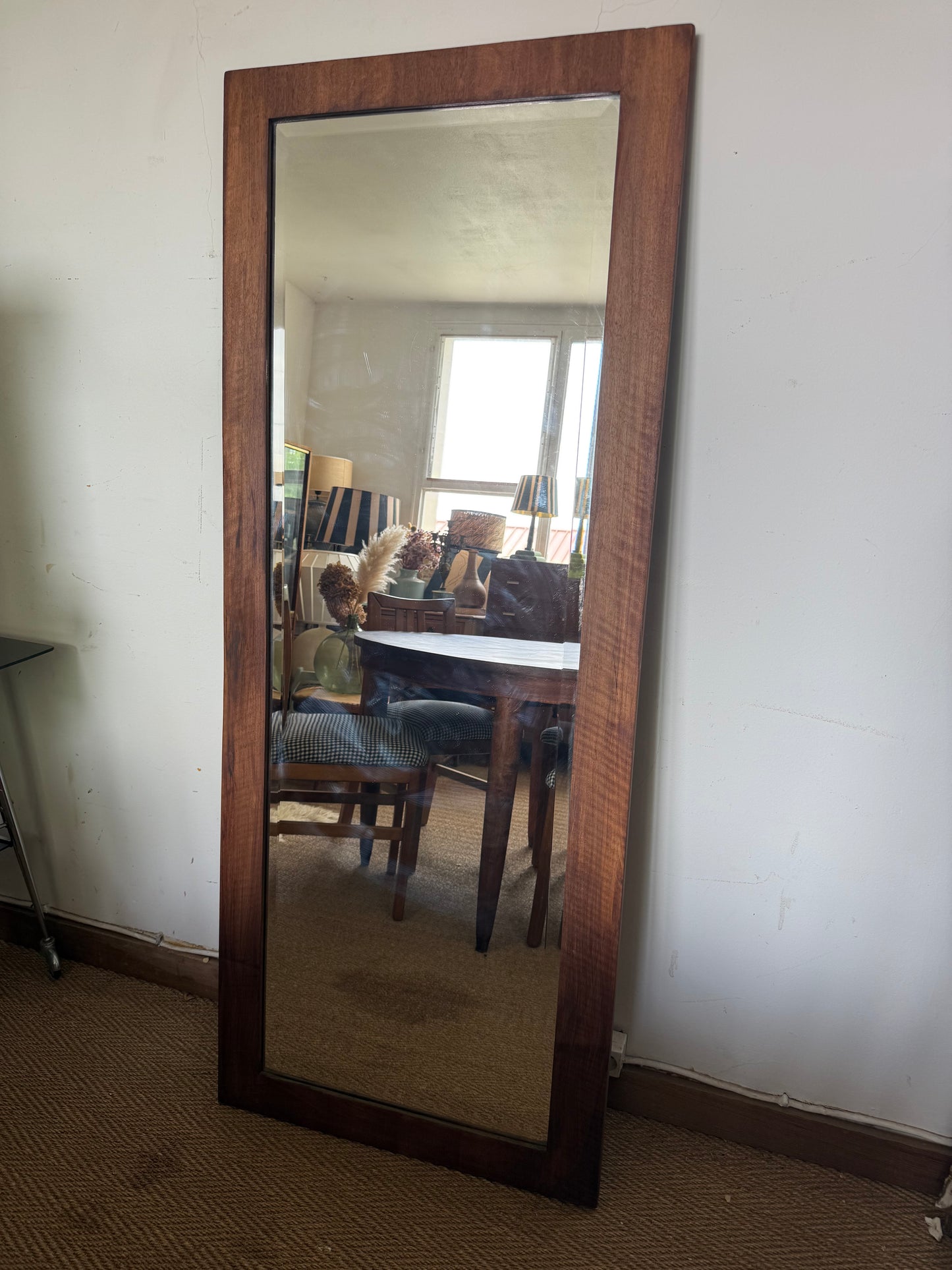 Miroir vintage en bois style scandinave