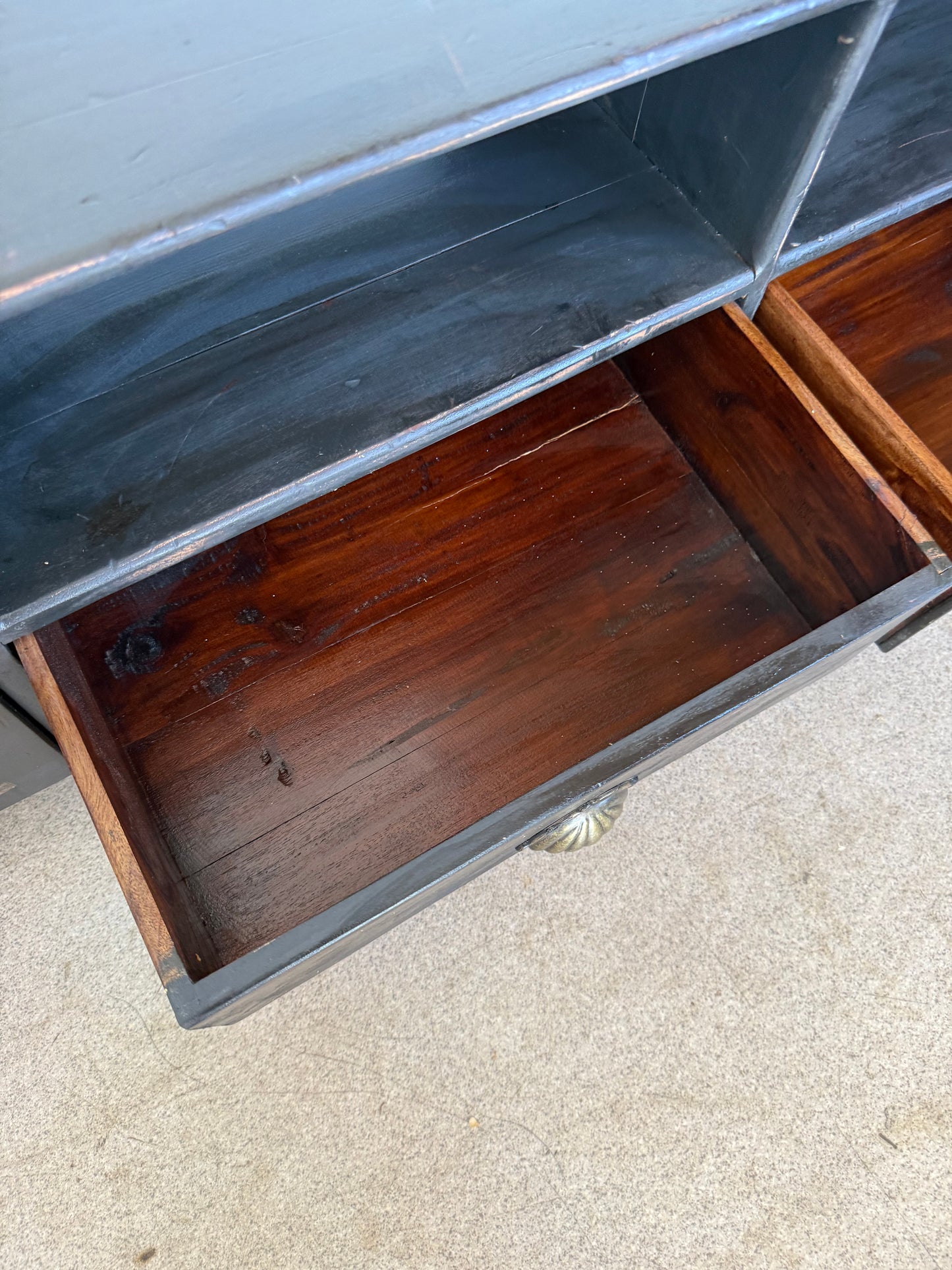 Meuble bas de métier vintage enfilade buffet meuble tv