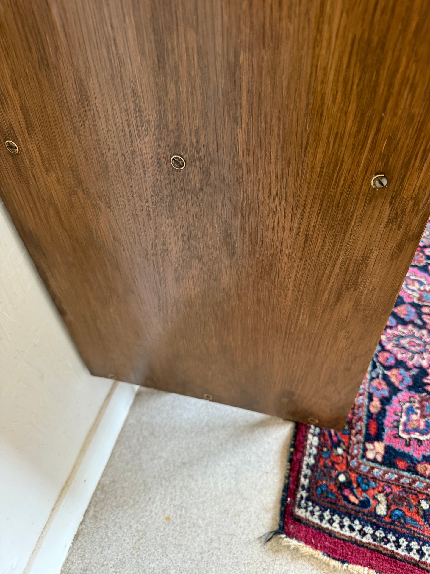 Buffet vaisselier vintage placage chêne