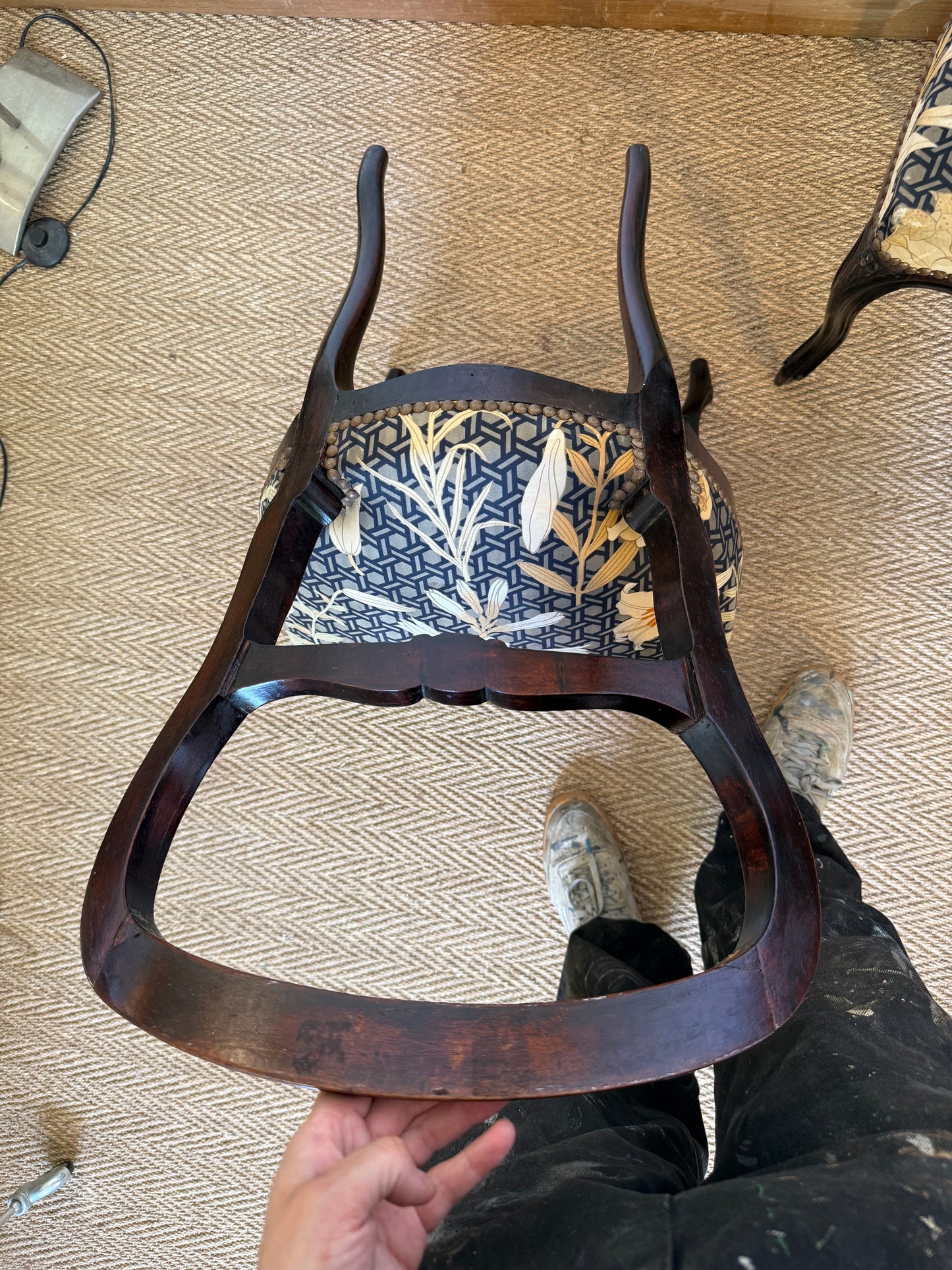 Paire de chaises style Louis Philippe