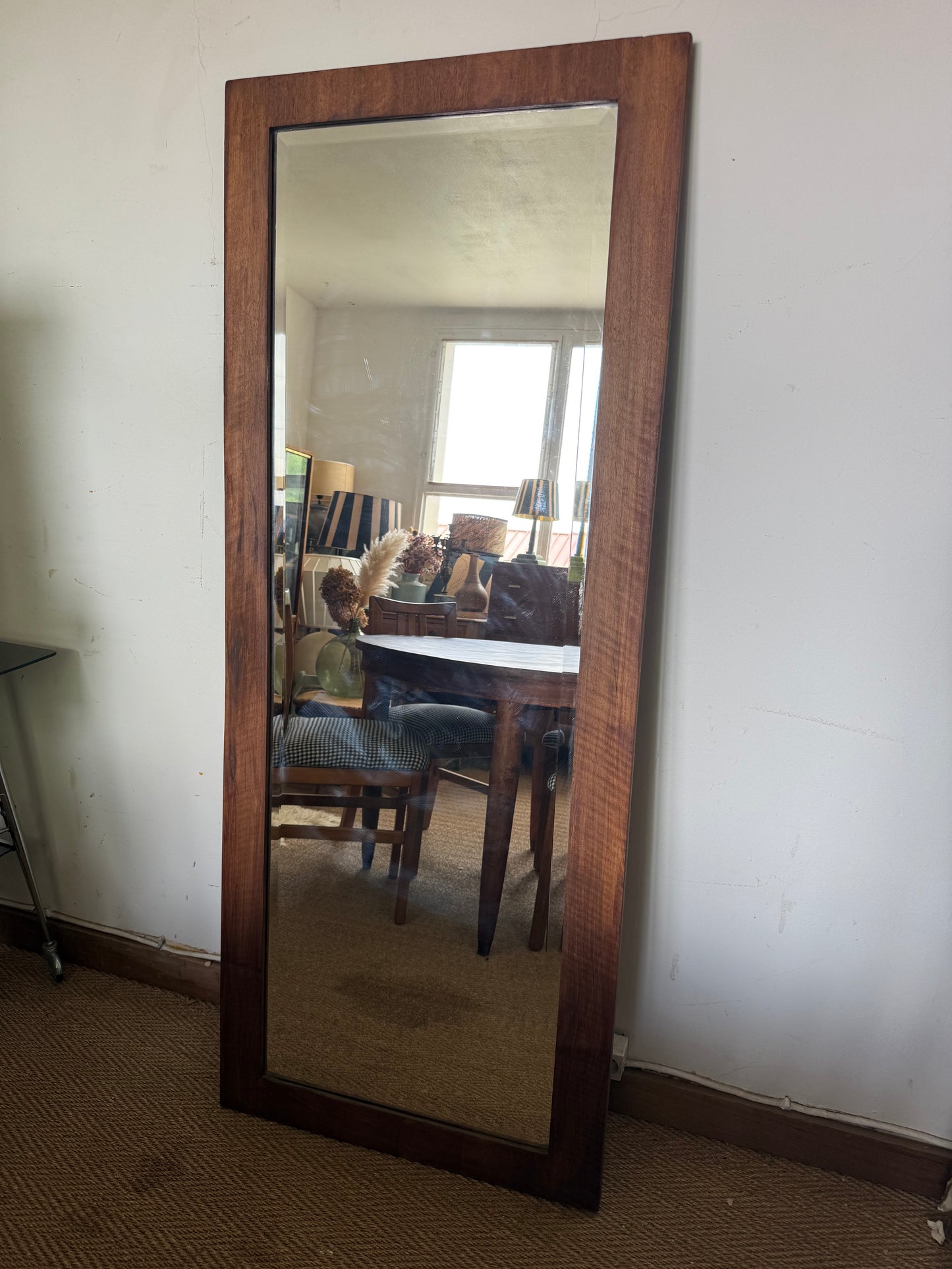 Miroir vintage en bois style scandinave