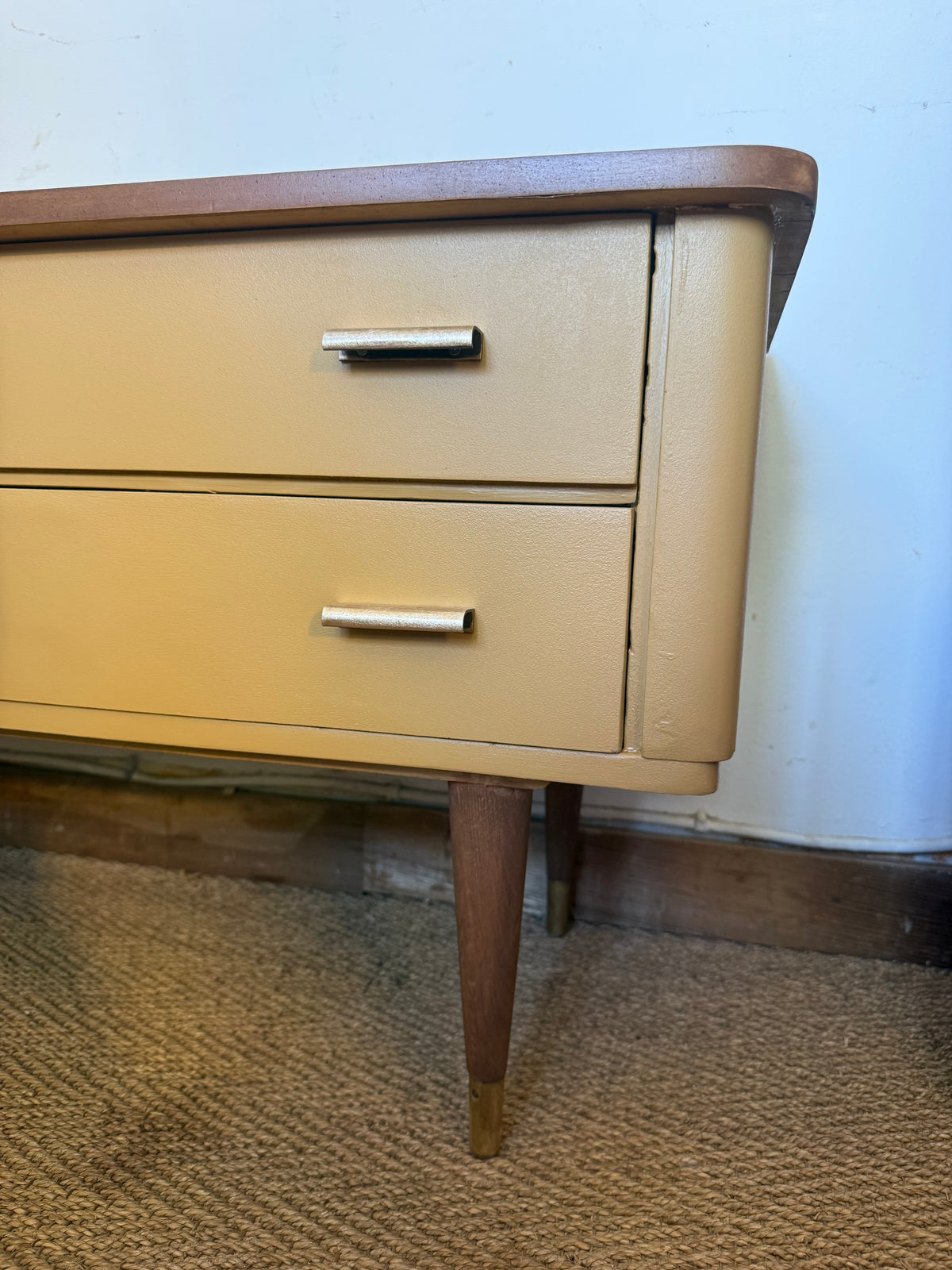 Enfilade vintage meuble bas tv pieds compas