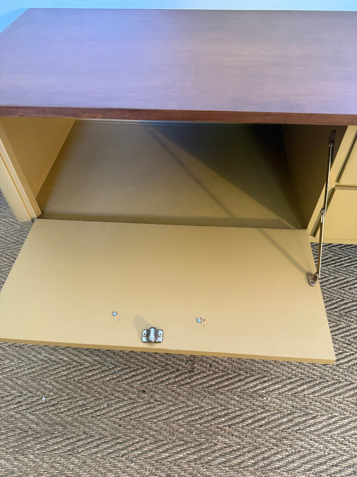 Enfilade vintage meuble bas tv pieds compas