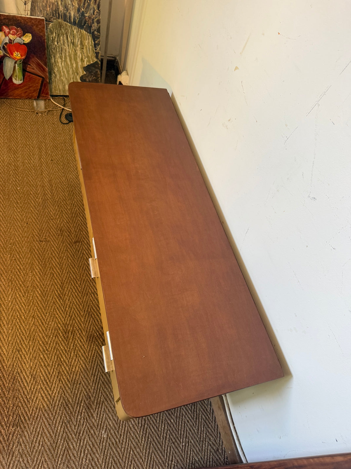 Enfilade vintage meuble bas tv pieds compas