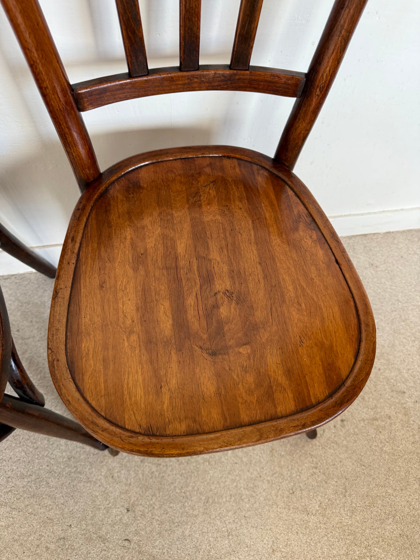 Paire de chaises bistrot vintage Baumann