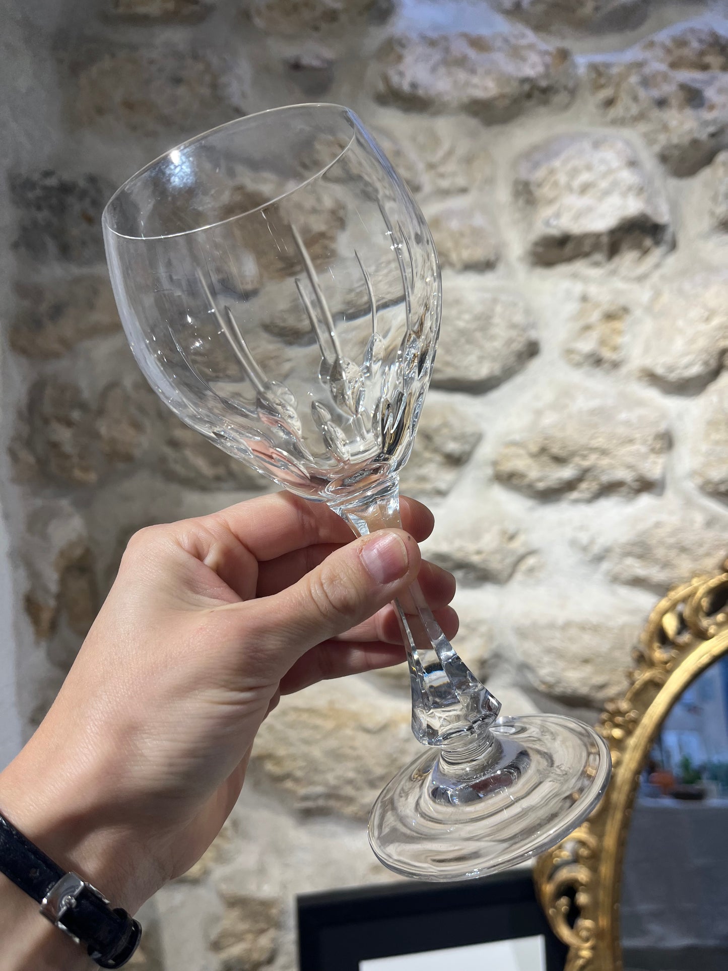 Verres à vin en cristal lourd