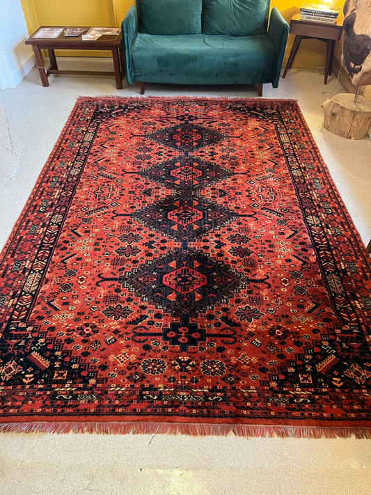 Grand tapis vintage style persan origine pakistan