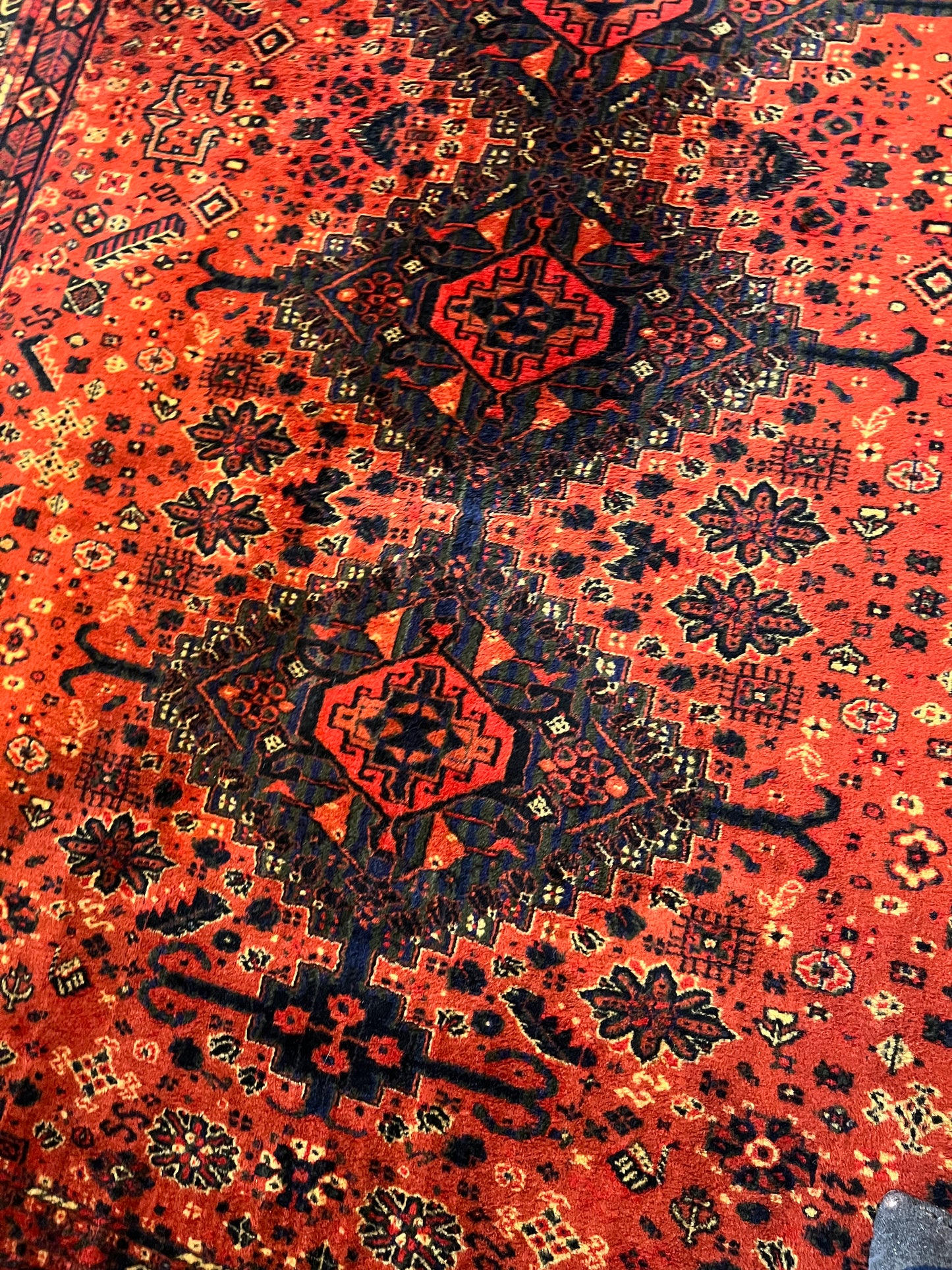 Grand tapis vintage style persan origine pakistan