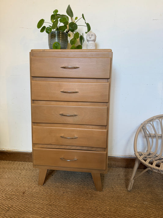 Chiffonnier vintage pieds compas en bois