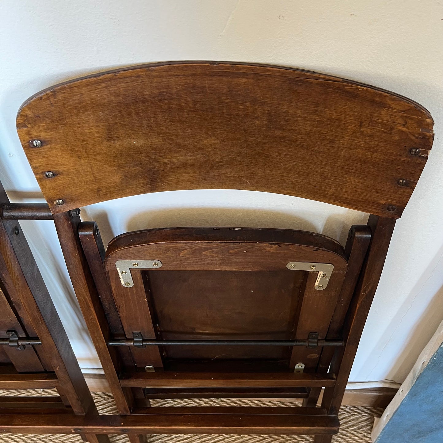 Banc banquette de cinéma vintage années 40