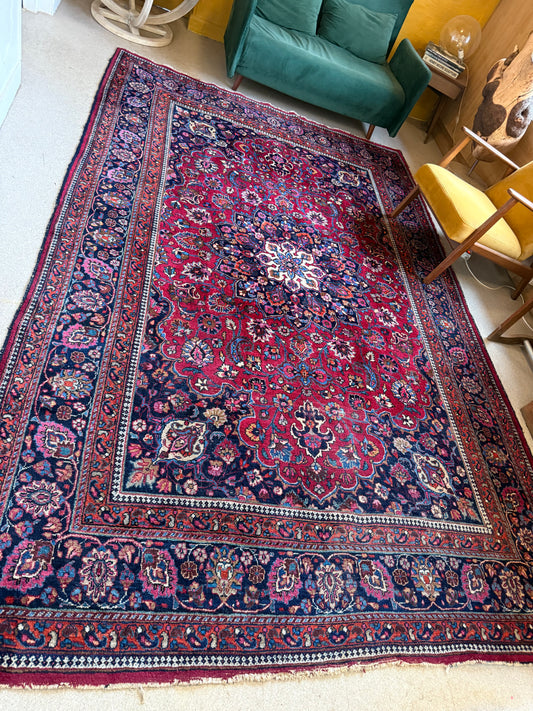 Tapis persan vintage grand format