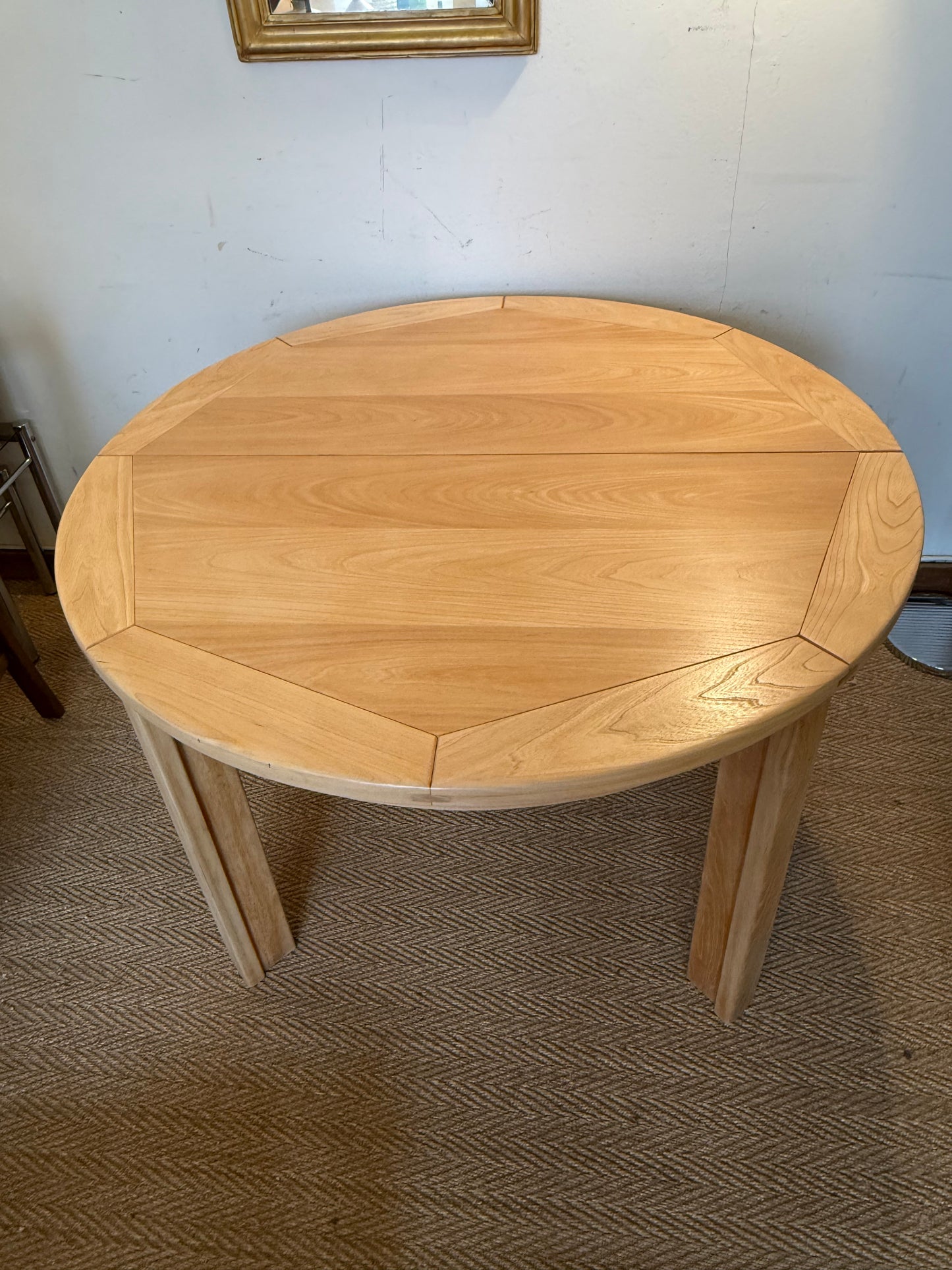 Table de salle à manger extensible en orme Maison Regain