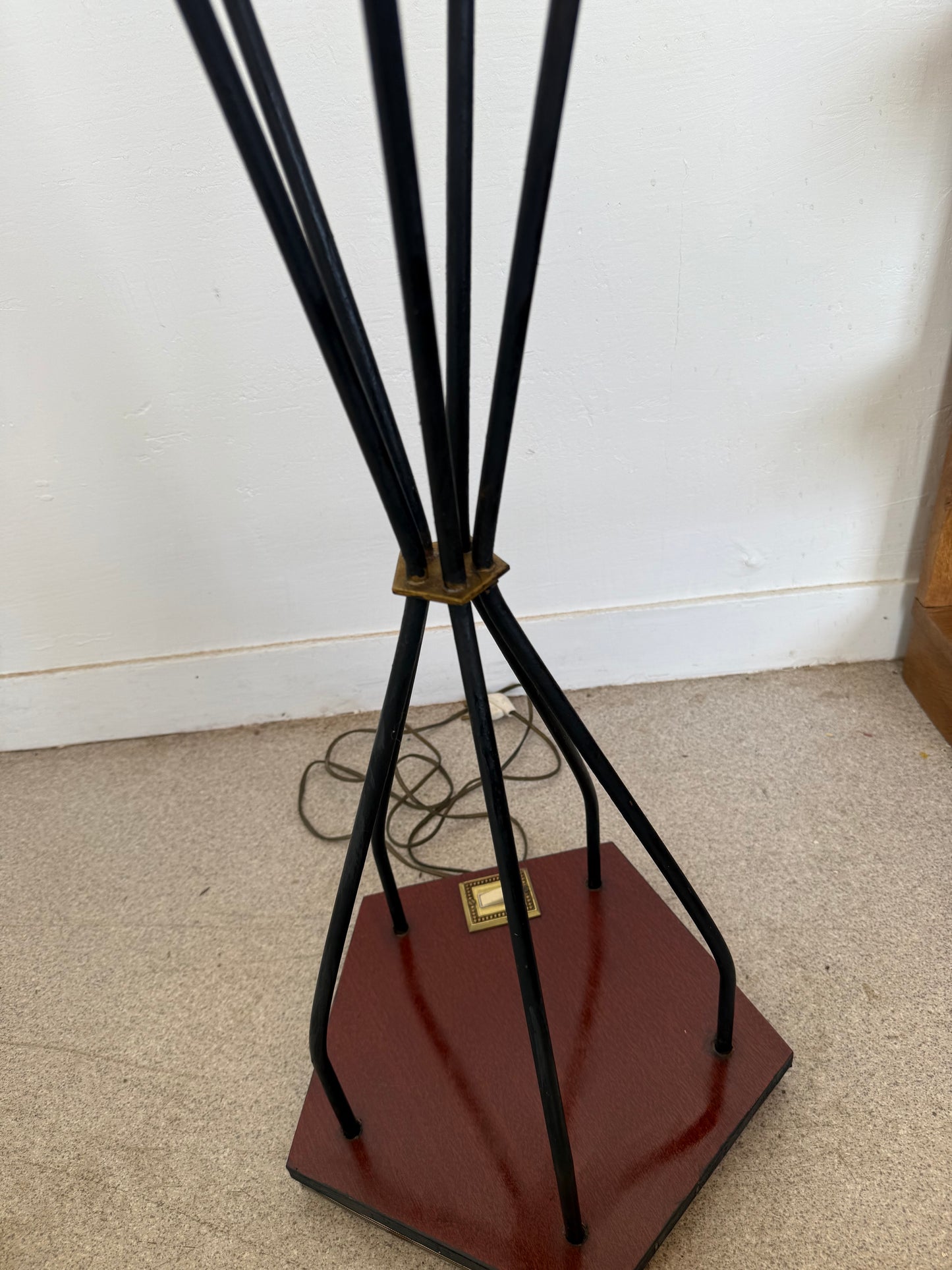 Lampadaire vintage à 5 branches